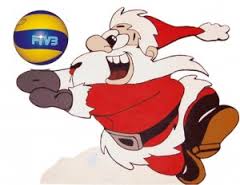 Volleyball Weihnachtsmann